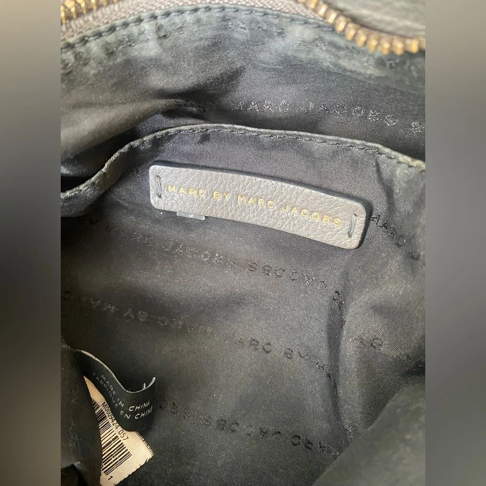 Marc by Marc Jacobs Gary Pebbled Leather Hobo with Gold Hardware